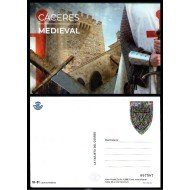 España Tarjetas del Correo y de Iniciativa Privada 152 2020 Cáceres Medieval Orden de los Fratres