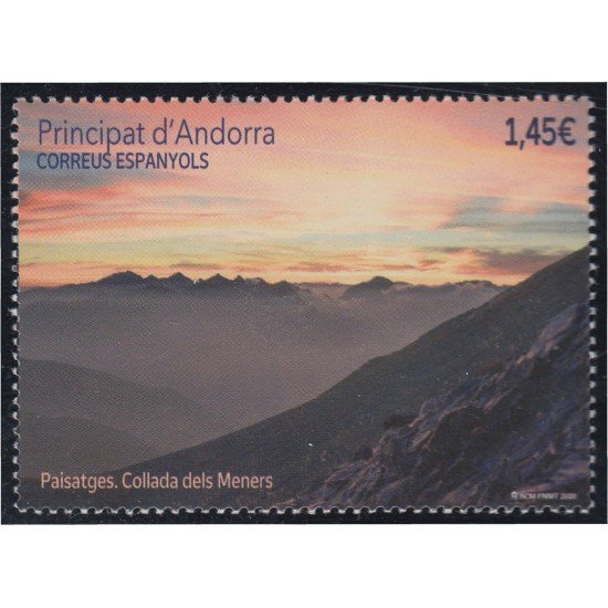 Andorra Española 501 2020 Collada dels Meners MNH Andorra Española 501 2020 Collada dels Meners MNH
