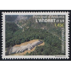 Andorra Española 499 2020 Bienal Internacional de Arte MNH Andorra Española 499 2020 Bienal Internacional de Arte MNH