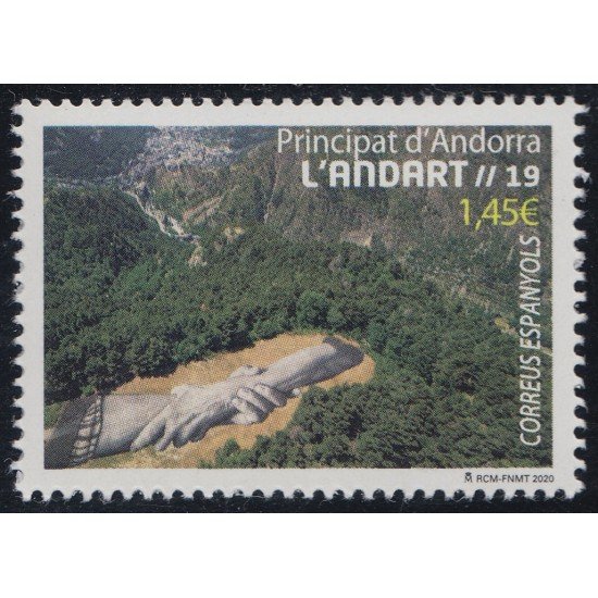 Andorra Española 499 2020 Bienal Internacional de Arte MNH Andorra Española 499 2020 Bienal Internacional de Arte MNH