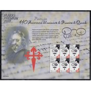 España Pliego Premium 95 2020 Personajes 440 Aniversario del nacimiento de Francisco de Quevedo MNH