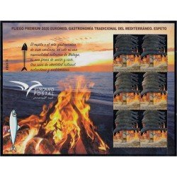 España Pliego Premium 93 2020 Euromed Gastronomía Tradicional del Mediterráneo Espeto MNH España Pliego Premium 93 2020 Euromed Gastronomía Tradicional del Mediterráneo Espeto MNH