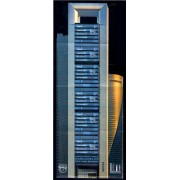 España Spain Minipliego 97 2020 América UPAEP Arquitectura Rascacielos Skyline Madrid