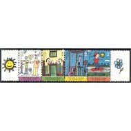 Costa Rica 852/55 2007 Navidad Sobre tasa en beneficio de la Ciudad de los Niños MNH