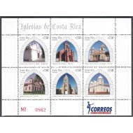 Costa Rica 857/62 2008 Edificios Religiosos MNH