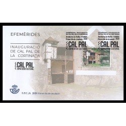 Andorra Española 497 2020 Inauguración de Cal Pal de la Cortinada SPD Sobre Primer día Andorra Española 497 2020 Inauguración de Cal Pal de la Cortinada SPD Sobre Primer día