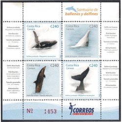 Costa Rica 863/66 2008 Santuario de las Ballenas y los Delfines MNH Costa Rica 863/66 2008 Santuario de las Ballenas y los Delfines MNH