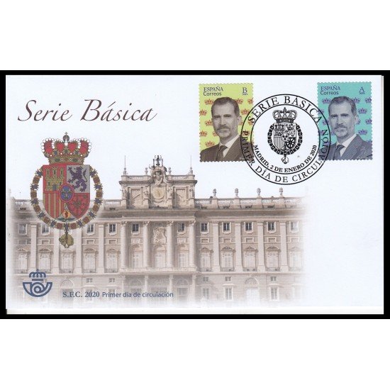 España Spain 5373/74 2020 SM Don Felipe VI SPD Sobre Primer Día España Spain 5373/74 2020 SM Don Felipe VI SPD Sobre Primer Día