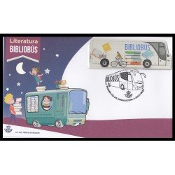 España Spain 5419 2020 Literatura Bibliobus SPD Sobre Primer Día España Spain 5419 2020 Literatura Bibliobus SPD Sobre Primer Día