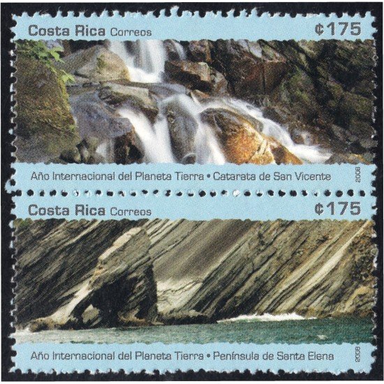 Costa Rica 867/68 2008 Año Internacional del Planeta Tierra MNH Costa Rica 867/68 2008 Año Internacional del Planeta Tierra MNH