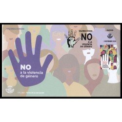 España Spain 5443 2020 Valores cívicos NO a la violencia de género SPD Sobre Primer Día España Spain 5443 2020 Valores cívicos NO a la violencia de género SPD Sobre Primer Día
