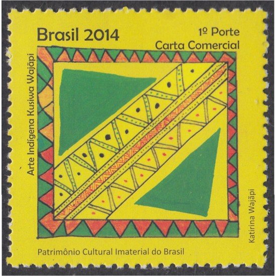 Brasil Brazil 3365 2014 Patrimonio cultural y material de Brasil MNH Brasil Brazil 3365 2014 Patrimonio cultural y material de Brasil MNH