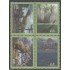 Brasil Brazil 3361/64 2014 Animales prehistóricos de Brasil MNH