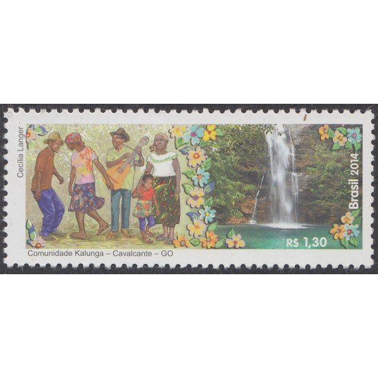 Brasil Brazil 3358 2014 Comunidad Kalunga MNH Brasil Brazil 3358 2014 Comunidad Kalunga MNH