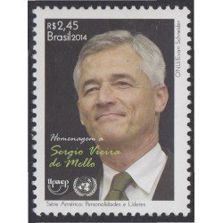 Brasil Brazil 3352 2014 Sergio Vieira de Mello MNH Brasil Brazil 3352 2014 Sergio Vieira de Mello MNH