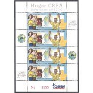 Costa Rica 883 2009 Minipliego Hogar CREA 25 Años MNH