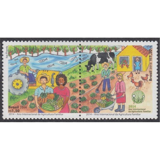 Brasil Brazil 3330 2014 Año Internacional de la agricultura familiar MNH Brasil Brazil 3330 2014 Año Internacional de la agricultura familiar MNH