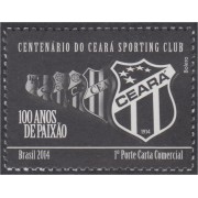 Brasil Brazil 3329 2014 100 Años del Club deportivo de Fútbol Paixao MNH