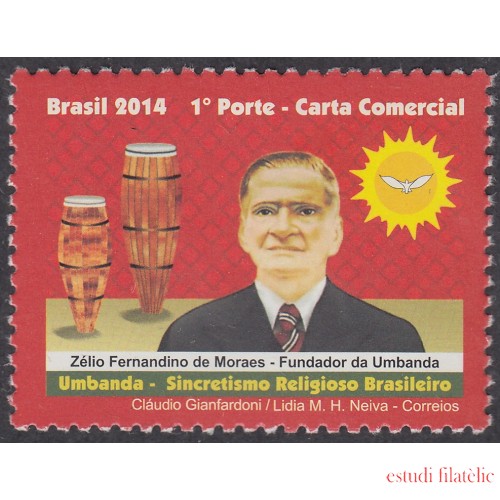 Brasil Brazil 3328 2014 Zélio Fernandino de Moraes MNH