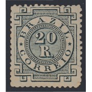 Brasil Brazil 59a 1884/88 Serie antigua cifras MH Brasil Brazil 59a 1884/88 Serie antigua cifras MH