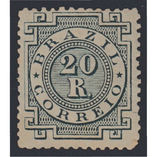Brasil Brazil 59a 1884/88 Serie antigua cifras MH Brasil Brazil 59a 1884/88 Serie antigua cifras MH