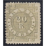 Brasil Brazil 59 1884/88 Serie antigua cifras MNH