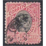 Brasil Brazil 90 1897 Nuevos grabados Libertad Liberty usado Brasil Brazil 90 1897 Nuevos grabados Libertad Liberty usado