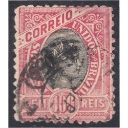 Brasil Brazil 90 1897 Nuevos grabados Libertad Liberty usado