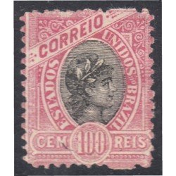 Brasil Brazil 90 1897 Nuevos grabados Libertad Liberty MH