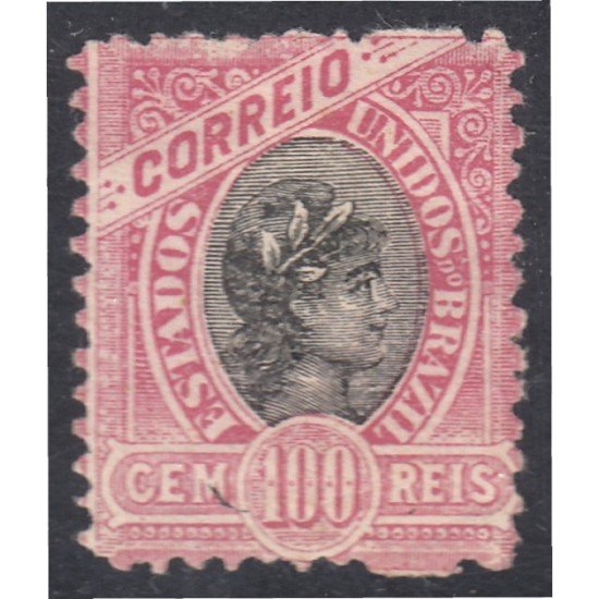 Brasil Brazil 90 1897 Nuevos grabados Libertad Liberty MH Brasil Brazil 90 1897 Nuevos grabados Libertad Liberty MH