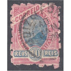 Brasil Brazil 89A 1897 Nuevos grabados Pan de azúcar usado