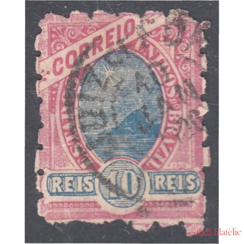 Brasil Brazil 89A 1897 Nuevos grabados Pan de azúcar usado