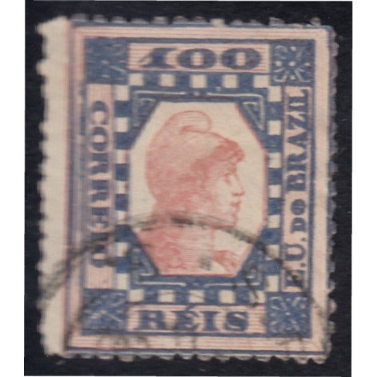 Brasil Brazil 77a 1891 Libertad Liberty usado Brasil Brazil 77a 1891 Libertad Liberty usado