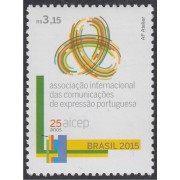 Brasil Brazil 3402 2015 25 Años de AICEP MNH