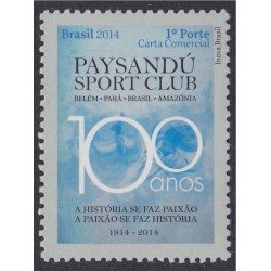 Brasil Brazil 3323 2014 100 Años del Club deportivo de Fútbol Paysandú MNH Brasil Brazil 3323 2014 100 Años del Club deportivo de Fútbol Paysandú MNH
