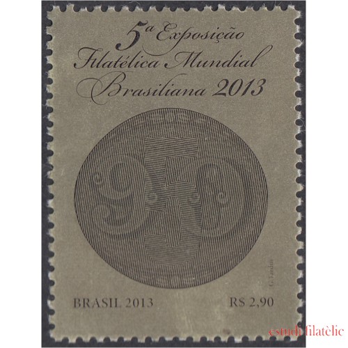 Brasil Brazil 3292 2013 5ª Exposición filatélica mundial Brasileña MNH