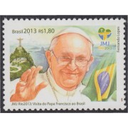 Brasil Brazil 3291 2013 Visita del Papa Francisco a Brasil MNH