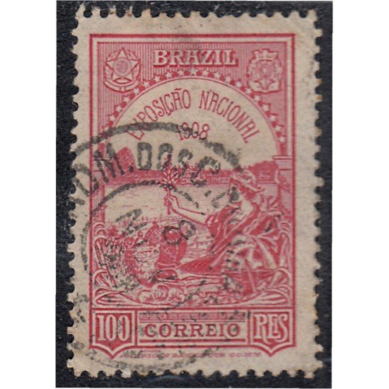 Brasil Brazil 142 1908 Exposición Nacional de Río de Janeiro usado