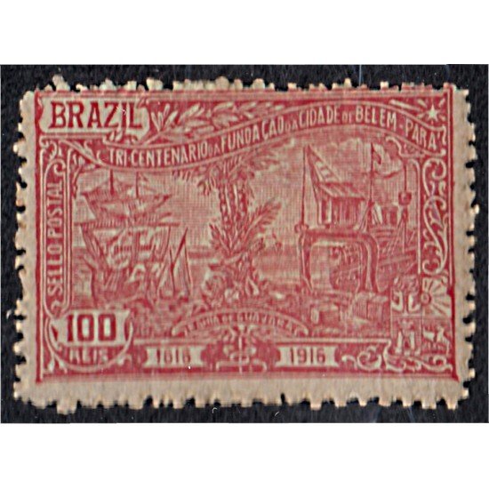 Brasil Brazil 148 1916 Tricentenario de la Fundación de Belén MH