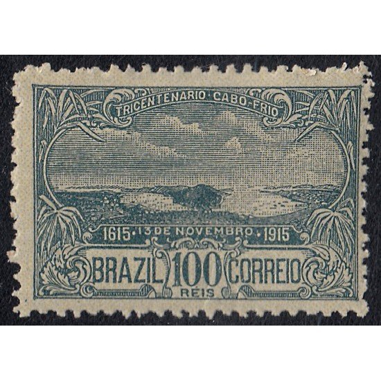 Brasil Brazil 147 1915 Tricentenario del descubrimiento de Cabo Frío MH