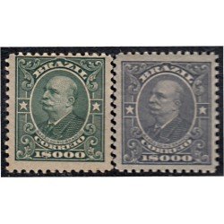 Brasil Brazil 145/46 1913/15 Barón de Río Branco MH Brasil Brazil 145/46 1913/15 Barón de Río Branco MH