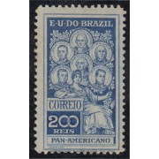 Brasil Brazil 144 1909 4º Congreso Panamericano Efigies de San Martín Andrada Hidalgo Washington O´Higgins y Bolívar MH Brasil Brazil 144 1909 4º Congreso Panamericano Efigies de San Martín Andrada Hidalgo Washington O´Higgins y Bolívar MH