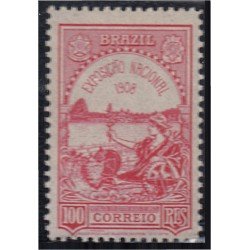 Brasil Brazil 142 1908 Exposición Nacional de Río de Janeiro MNH Brasil Brazil 142 1908 Exposición Nacional de Río de Janeiro MNH