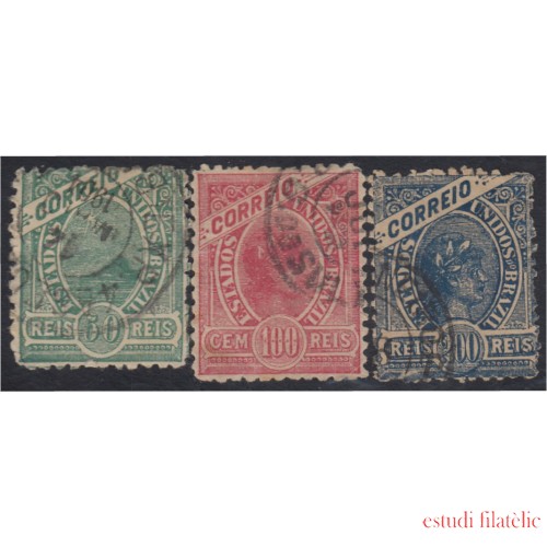 Brasil Brazil 116/18 1900 Libertad y Pan de azúcar usados