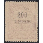 Brasil Brazil 104 1898/99 Sello de periódico de 1890/91 sobreimpreso MH