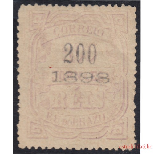 Brasil Brazil 104 1898/99 Sello de periódico de 1890/91 sobreimpreso MH