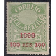Brasil Brazil 103 1898/99 Sello de periódico de 1890/91 sobreimpreso MH Brasil Brazil 103 1898/99 Sello de periódico de 1890/91 sobreimpreso MH
