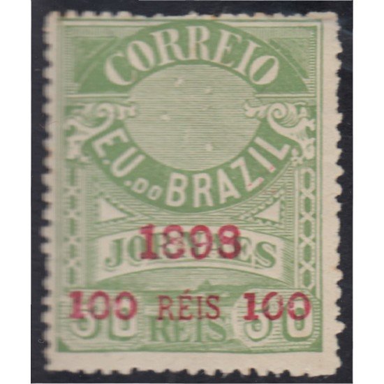 Brasil Brazil 103 1898/99 Sello de periódico de 1890/91 sobreimpreso MH Brasil Brazil 103 1898/99 Sello de periódico de 1890/91 sobreimpreso MH