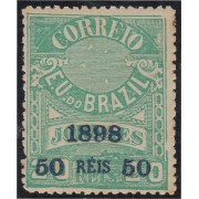 Brasil Brazil 102 1898/99 Sello de periódico de 1890/91 sobreimpreso MH Brasil Brazil 102 1898/99 Sello de periódico de 1890/91 sobreimpreso MH