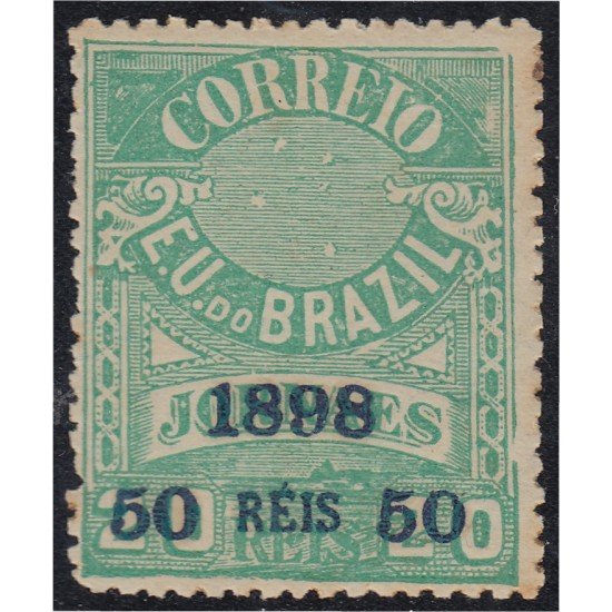 Brasil Brazil 102 1898/99 Sello de periódico de 1890/91 sobreimpreso MH Brasil Brazil 102 1898/99 Sello de periódico de 1890/91 sobreimpreso MH